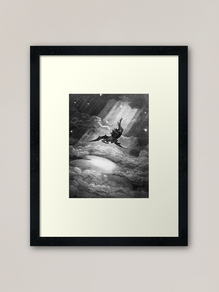 Alternate view of The Fall of Satan - Gustave Dore Framed Art Print
