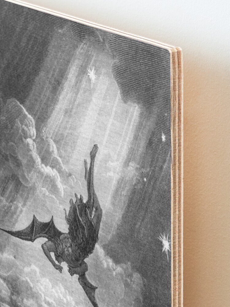 Alternate view of The Fall of Satan - Gustave Dore Mounted Print
