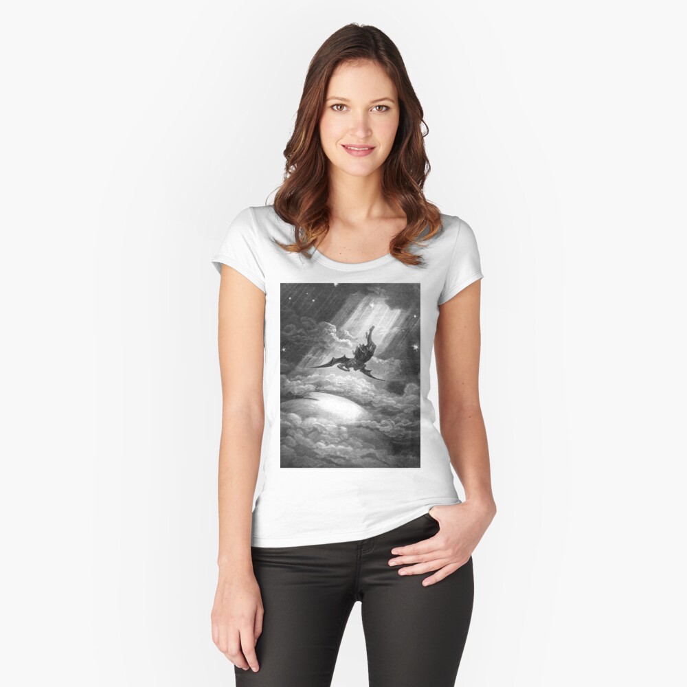 Item preview, Fitted Scoop T-Shirt designed and sold by forgottenbeauty.