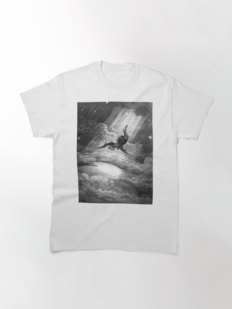 Thumbnail 3 of 7, Classic T-Shirt, The Fall of Satan - Gustave Dore designed and sold by forgottenbeauty.