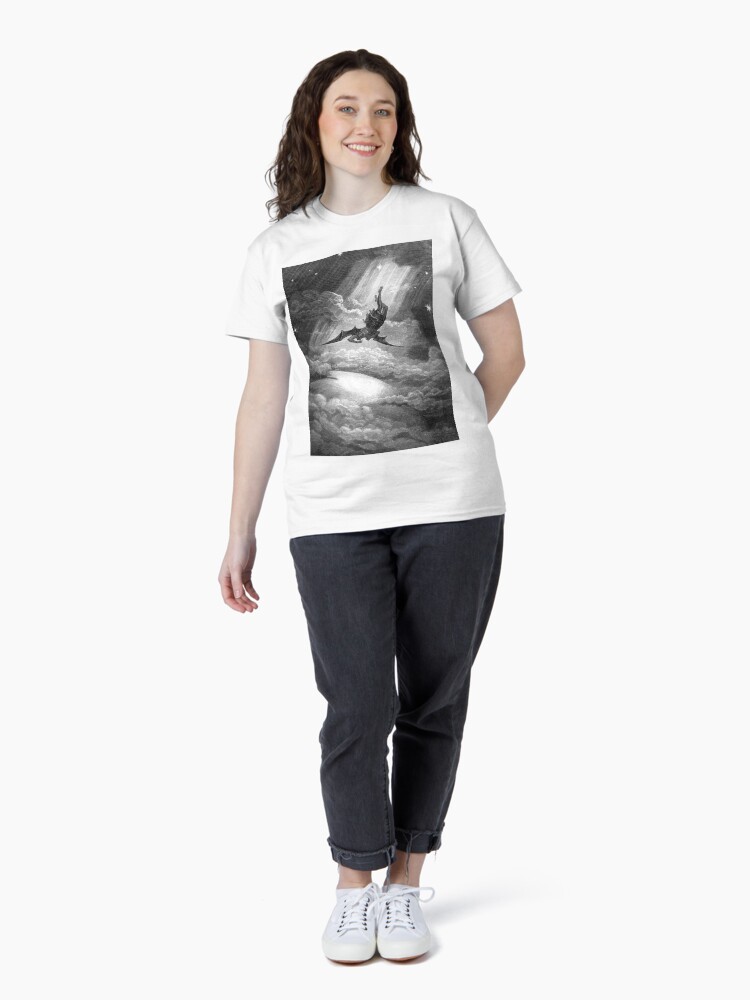 Thumbnail 4 of 7, Classic T-Shirt, The Fall of Satan - Gustave Dore designed and sold by forgottenbeauty.
