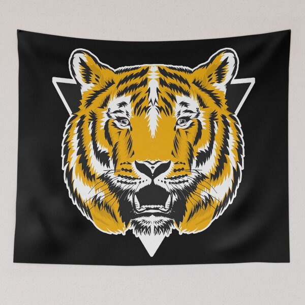 Item preview, Tiger with triangle symbol pointing down. designed and sold by emphatic.
