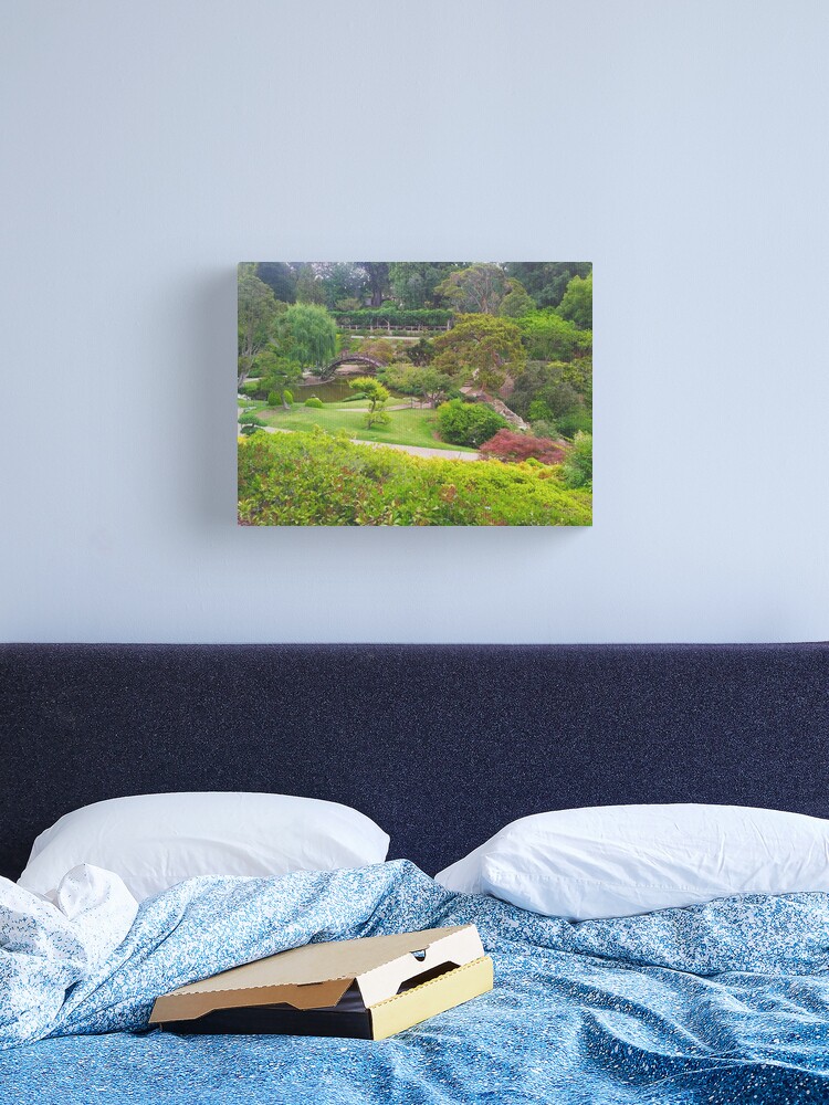 Thumbnail 1 of 3, Canvas Print, The Japanese Garden designed and sold by TalBright.