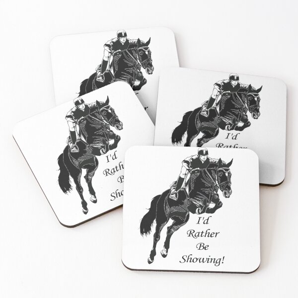 Item preview, Hunter Jumper Equestrian Horse I'd Rather Be Showing! designed and sold by Patricia Barmatz.