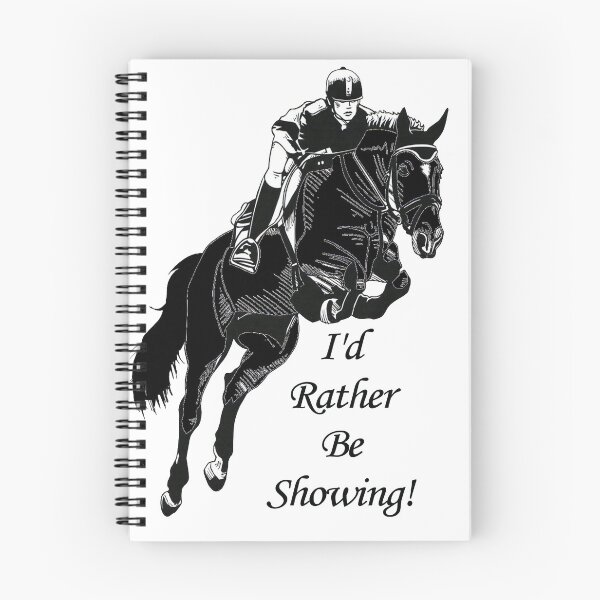 Item preview, Hunter Jumper Equestrian Horse I'd Rather Be Showing! designed and sold by Patricia Barmatz.