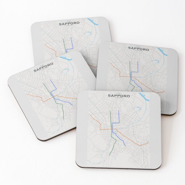 Item preview, Sapporo Transit Map designed and sold by CPTVDesign.