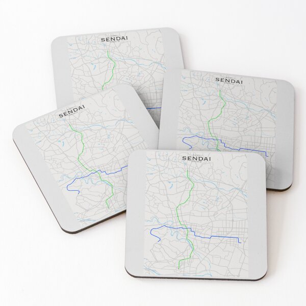 Item preview, Sendai Transit Map designed and sold by CPTVDesign.