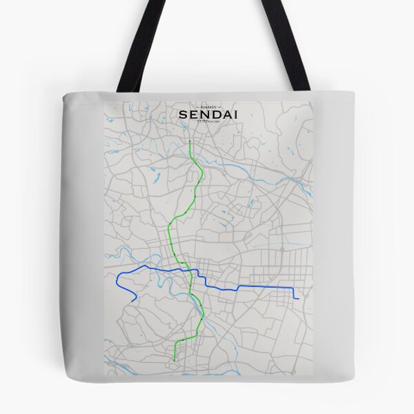 Item preview, Sendai Transit Map designed and sold by CPTVDesign.
