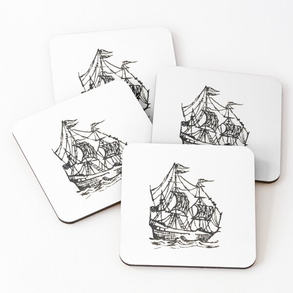 Item preview, Inked Ghost Ship designed and sold by willowwacks.