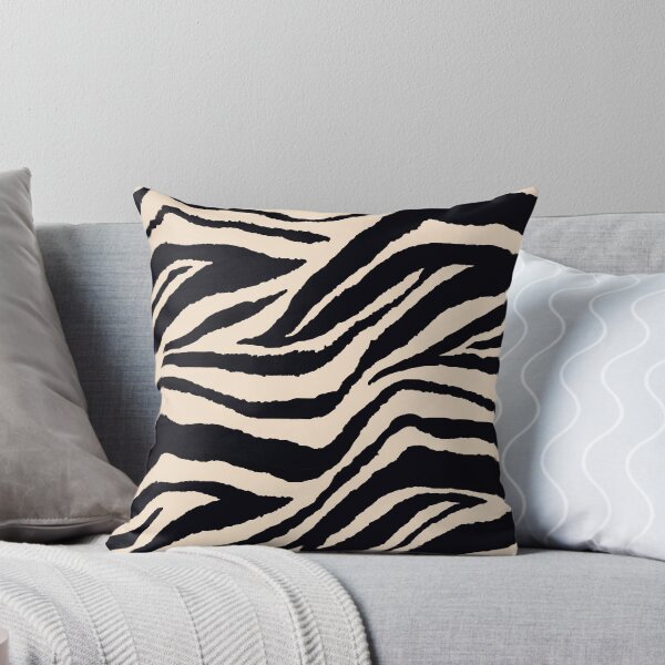 Item preview, Animal Print Zebra Black and Off White designed and sold by Overthetopsm.