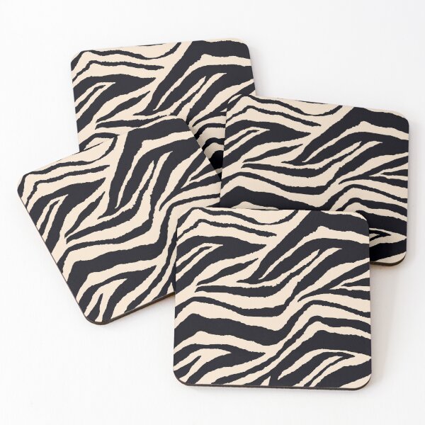Item preview, Animal Print Zebra Black and Off White designed and sold by Overthetopsm.