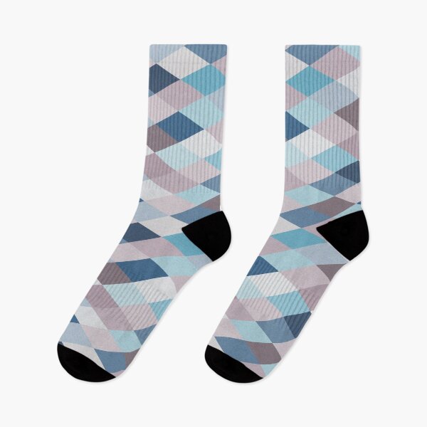 Item preview, Mauve Blue Geometry VIIB (small Pattern) designed and sold by BlertaDK.