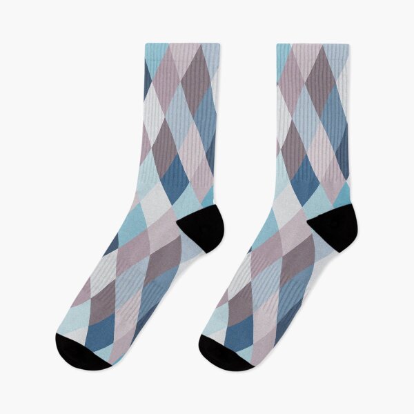 Item preview, Mauve Blue Geometry VII (small pattern) designed and sold by BlertaDK.