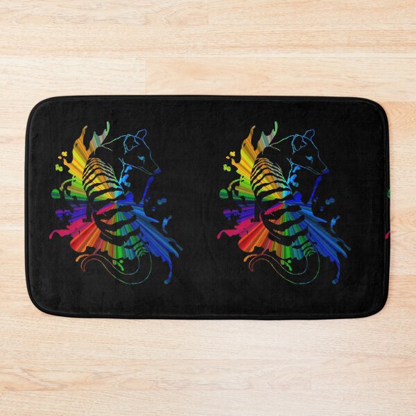 Item preview, Rainbow Thylacine designed and sold by TinkerandBone.
