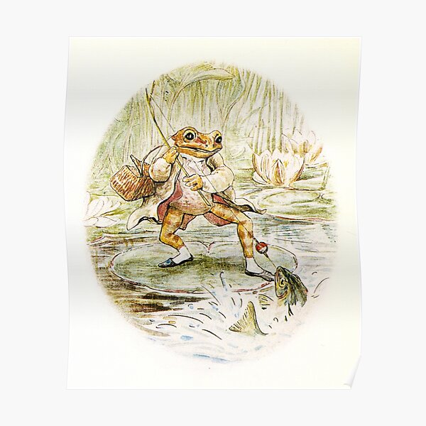 Jeremy Fisher - Beatrix Potter Poster
