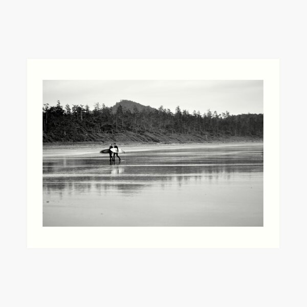 A long days surf Art Print