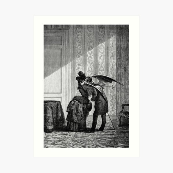 The Vampire's Kiss - Max Ernst Art Print