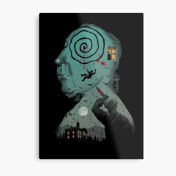 Master of Suspense Metal Print