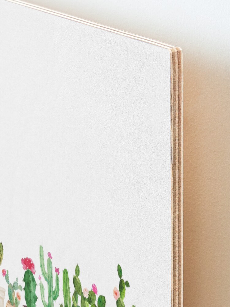 Alternate view of Cactus Mounted Print