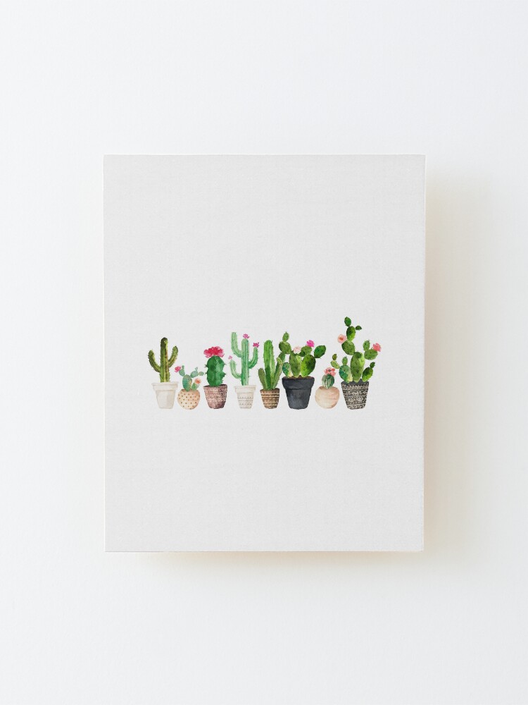 Alternate view of Cactus Mounted Print
