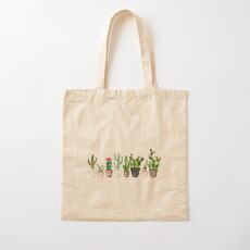 Cactus Cotton Tote Bag