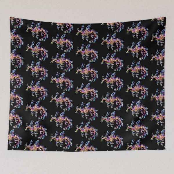 Item preview, Neon Crystal Sea Dragon designed and sold by TinkerandBone.