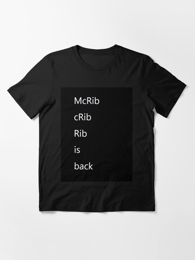 mcrib tshirts