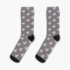 Unicorn Riding a Tricycle Socks
