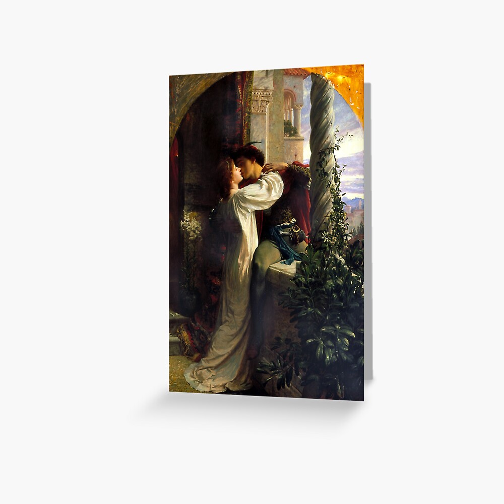 Romeo And Juliet Sir Francis Bernard Frank Dicksee Greeting Card For Sale By