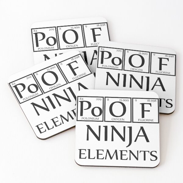 Aperçu de l'œuvre Éléments de Poof Ninja créée et vendue par Artsanity.