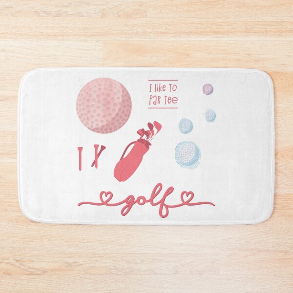Item preview, Coral Watercolor Golf and Golfer Pack designed and sold by The-Goods.
