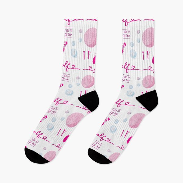 Item preview,  Hot Pink Watercolor Golf and Golfer Pack designed and sold by The-Goods.