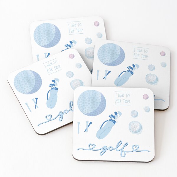 Item preview, Light Blue Watercolor Golf and Golfer Pack designed and sold by The-Goods.