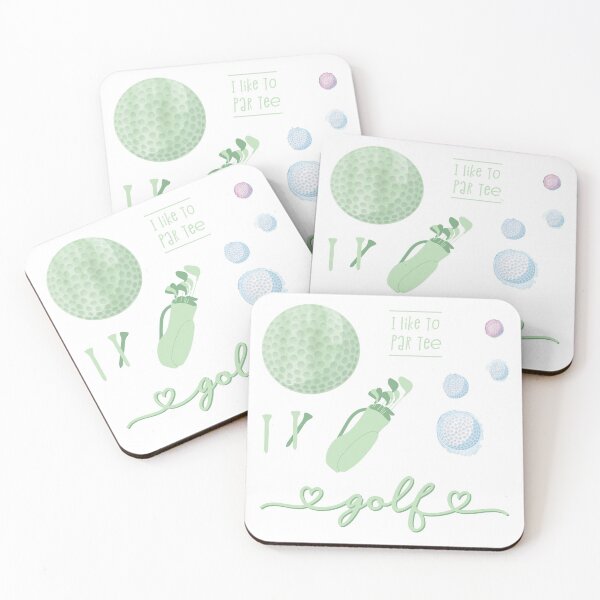 Item preview, Light Green Watercolor Golf and Golfer Pack designed and sold by The-Goods.