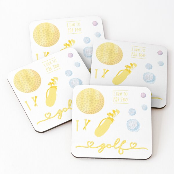 Item preview, Light Yellow Watercolor Golf and Golfer Pack designed and sold by The-Goods.
