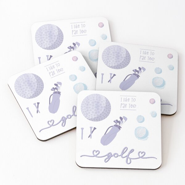 Item preview, Lilac, Light Purple Watercolor Golf and Golfer Pack designed and sold by The-Goods.