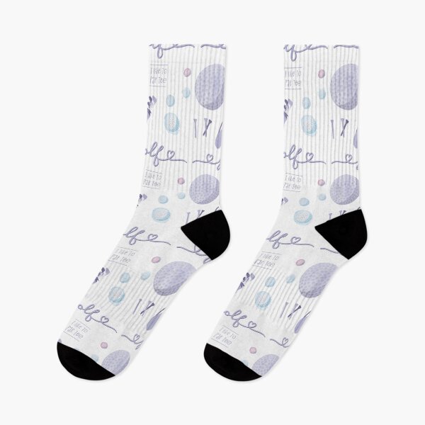 Item preview, Lilac, Light Purple Watercolor Golf and Golfer Pack designed and sold by The-Goods.