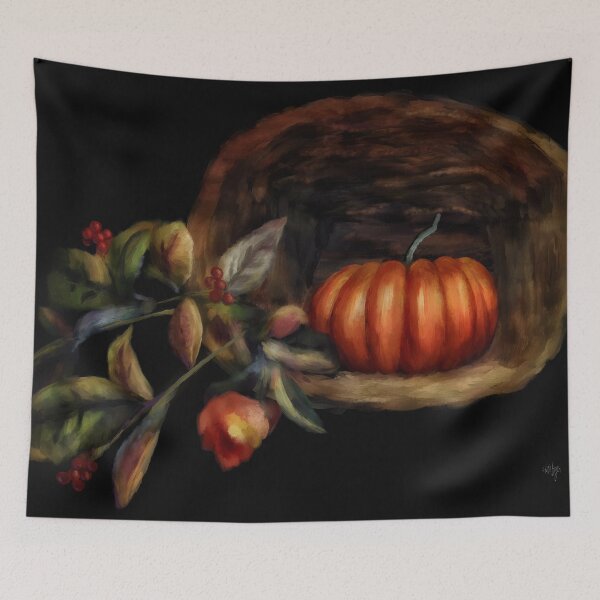 Item preview, Pumpkin In A Basket designed and sold by Lois  Bryan.
