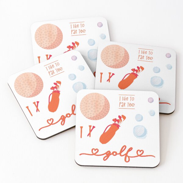 Item preview, Orange Watercolor Golf and Golfer Pack designed and sold by The-Goods.