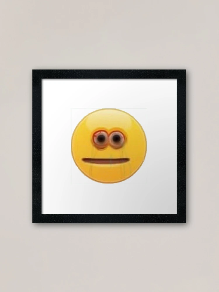 Cursed emoji Art Board Print for Sale by kennedypimenta
