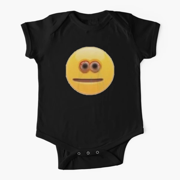 your biggest fan - adorable cursed emoji Baby One-Piece for Sale