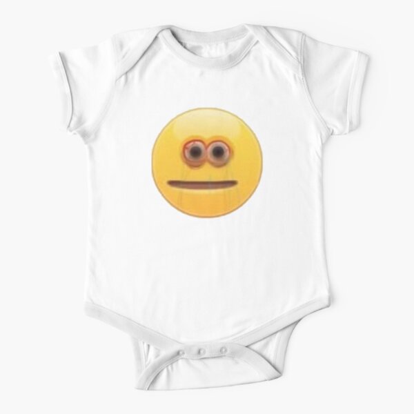 your biggest fan - adorable cursed emoji Baby One-Piece for Sale