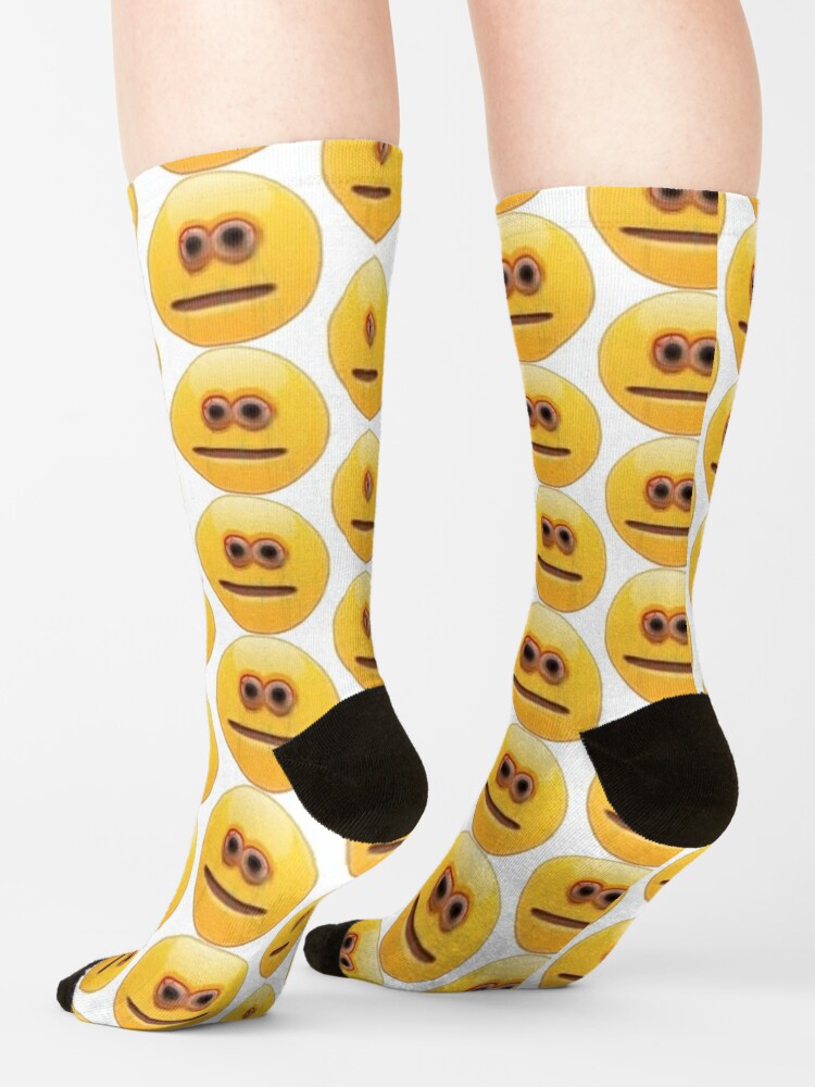 "Cursed Emoji" Socks by SnotDesigns | Redbubble