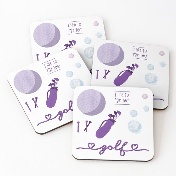 Item preview, Purple Watercolor Golf and Golfer Pack designed and sold by The-Goods.