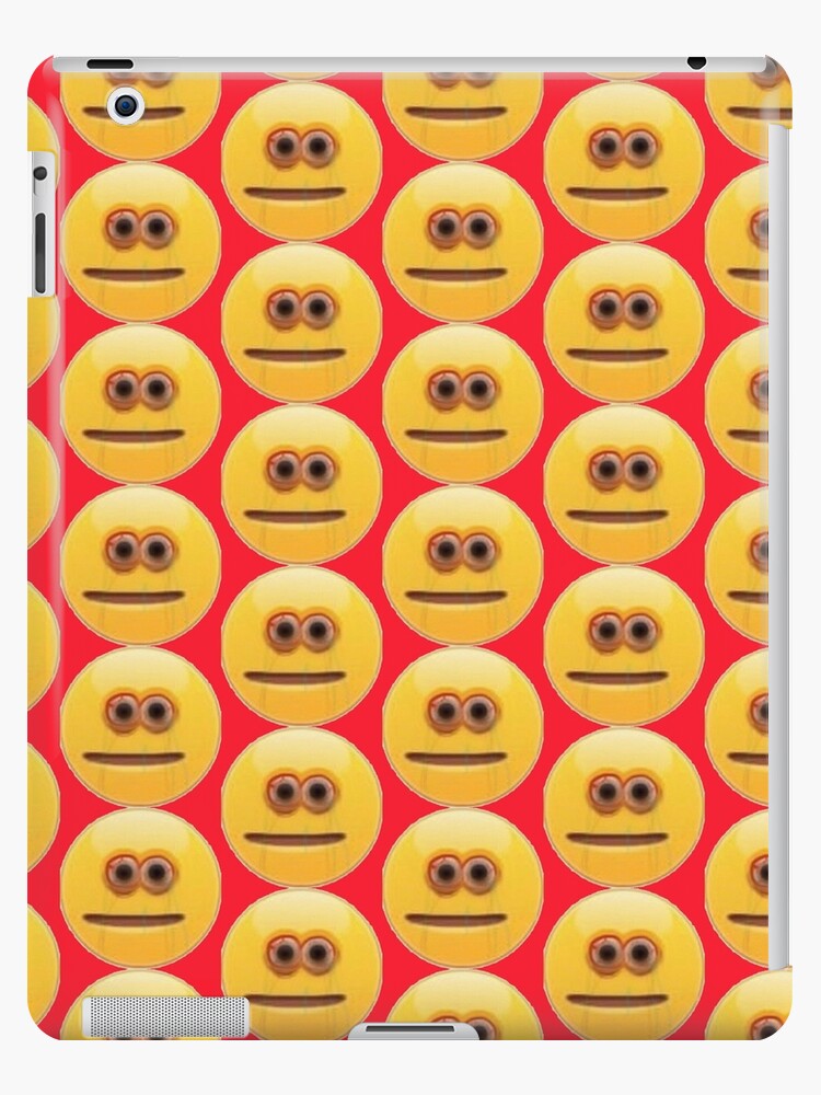 Cursed emoji funny emojis pack | iPad Case & Skin