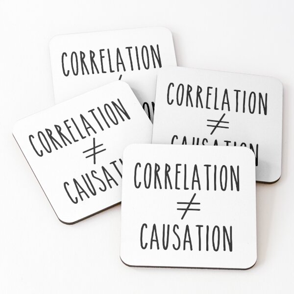 Item preview, Correlation does not equal causation designed and sold by samohtbackwards.