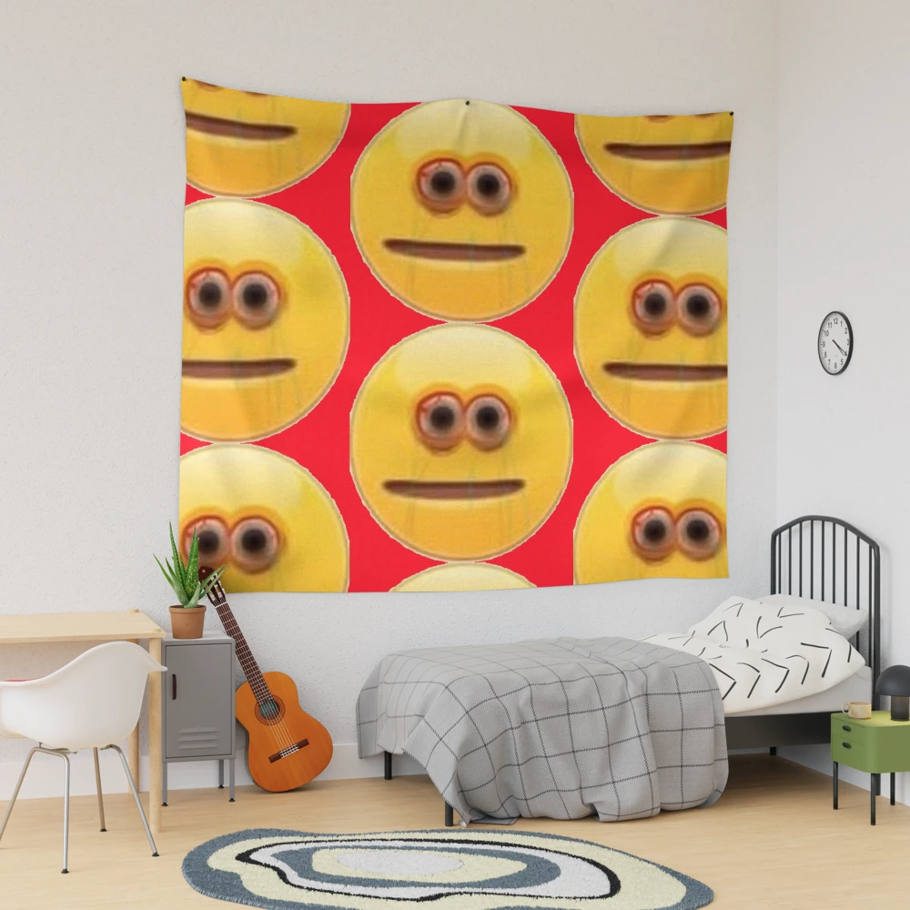 Cursed Emoji Tapestry for Sale by SnotDesigns