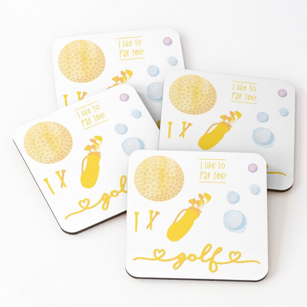 Item preview, Yellow Watercolor Golf and Golfer Pack designed and sold by The-Goods.