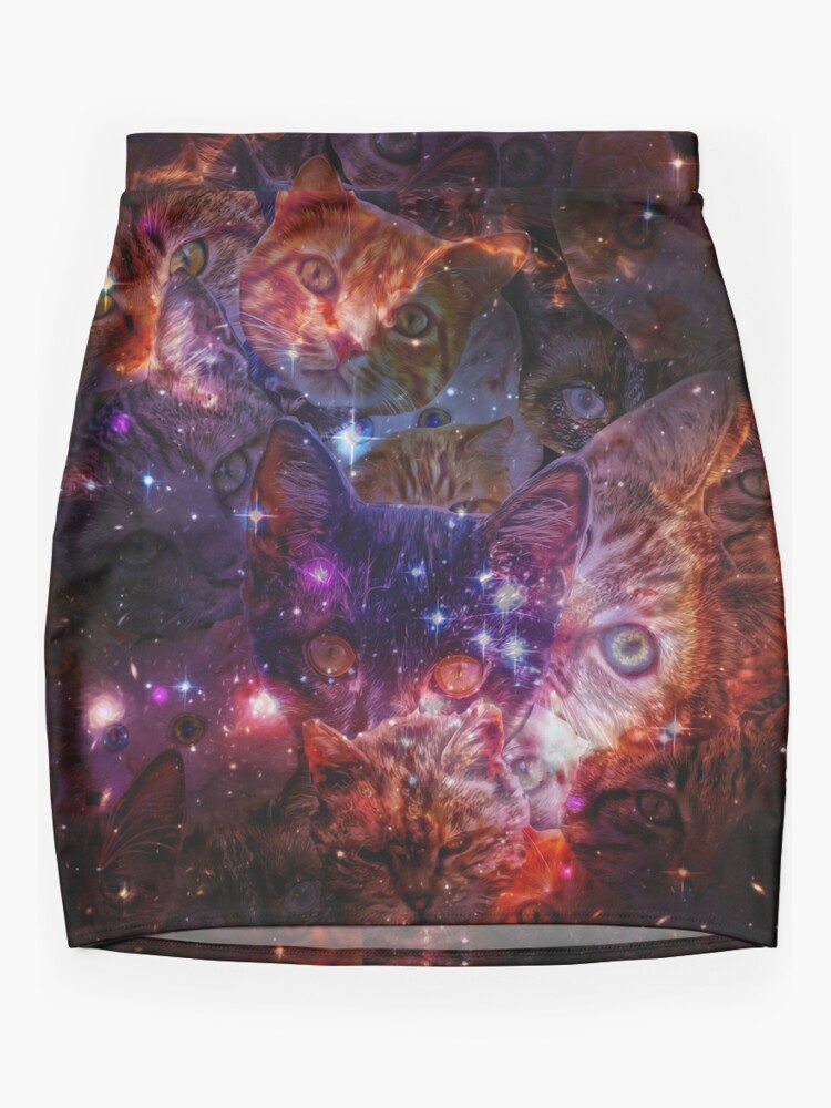 Disover Kitty Galaxy Mini Skirt