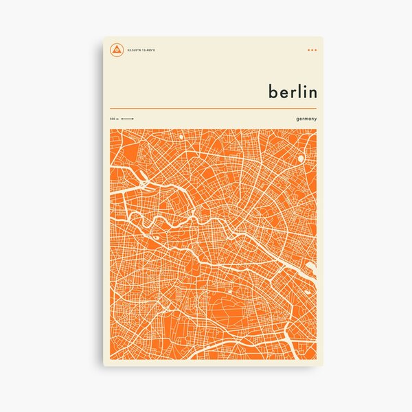 Artikel-Vorschau von BERLIN KARTE, designt und verkauft von JazzberryBlue.